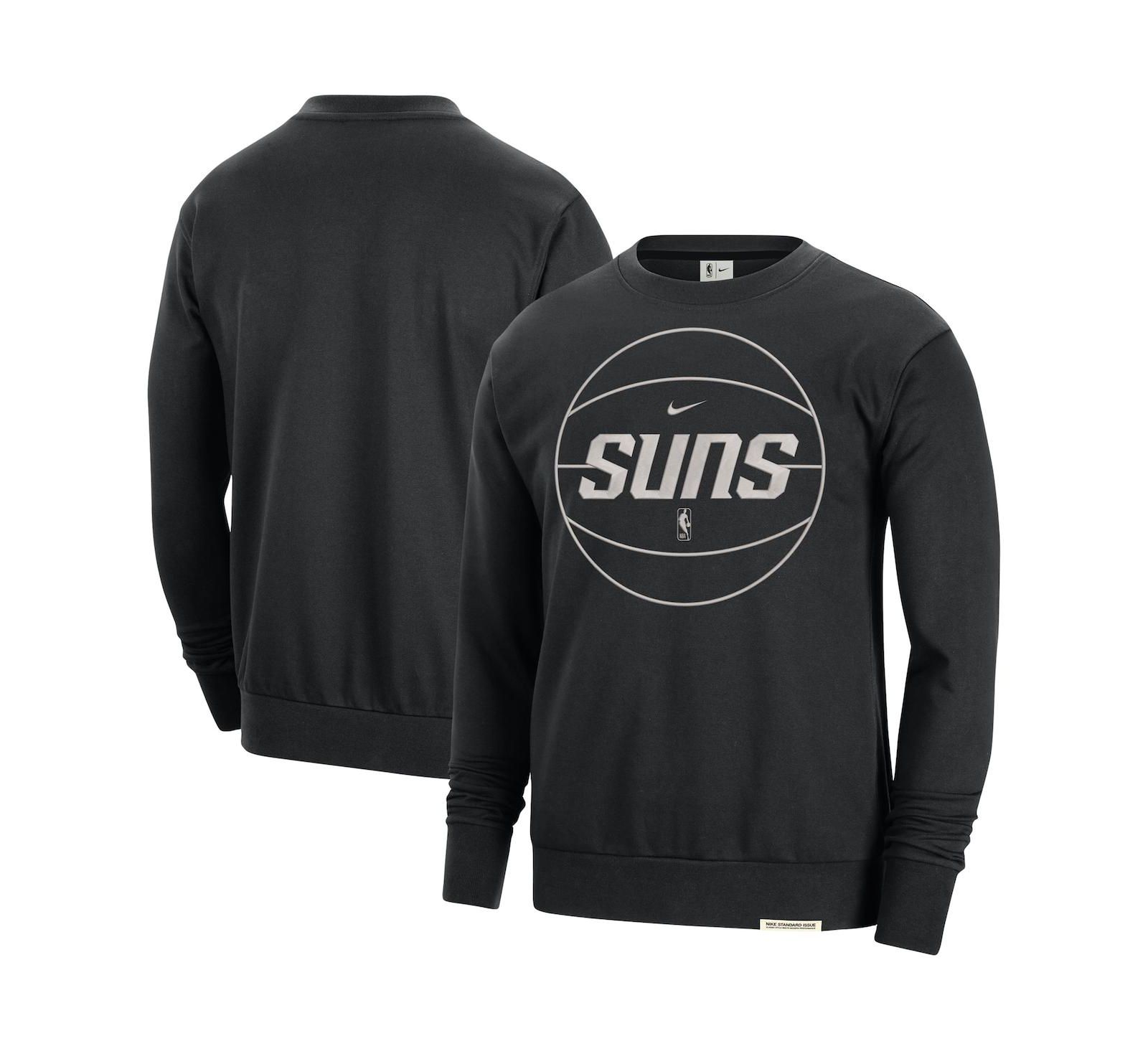 Мужская толстовка Nike Phoenix Suns 2023/24 Authentic Standard Issue, черная