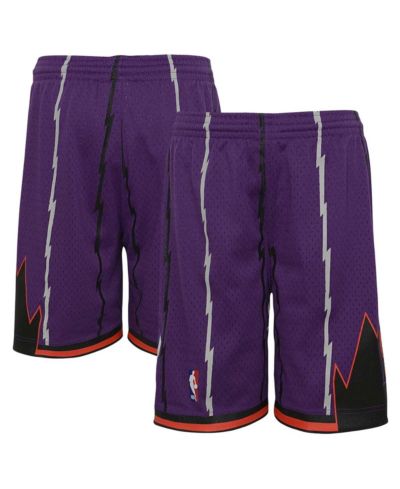 Шорты Mitchell & Ness Big Boys Purple Toronto Raptors Hardwood Classics Swingman Shorts