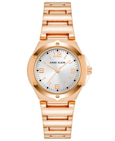 Женские наручные часы Anne Klein Quartz Rose Gold-Tone Alloy, 29mm