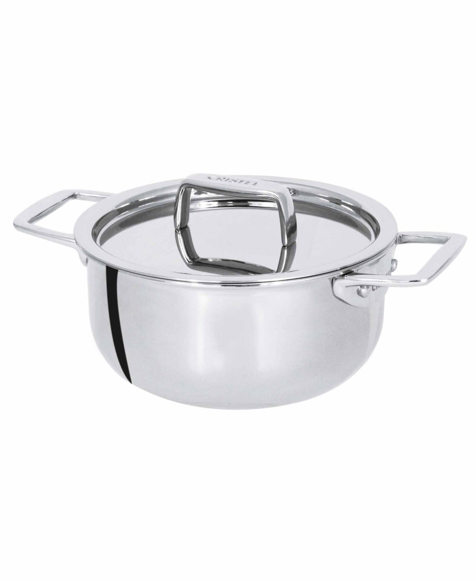 Сотейник Cristel Castel Pro Mini 0.7-Qt. из нержавеющей стали с крышкой