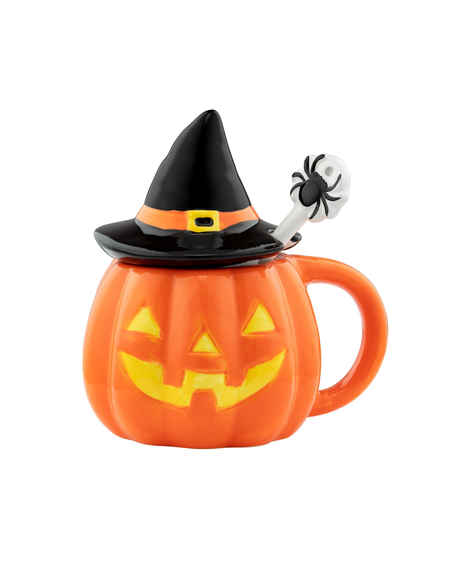 Кружка Mr. Halloween Lidded Mug with Spoon Pumpkins