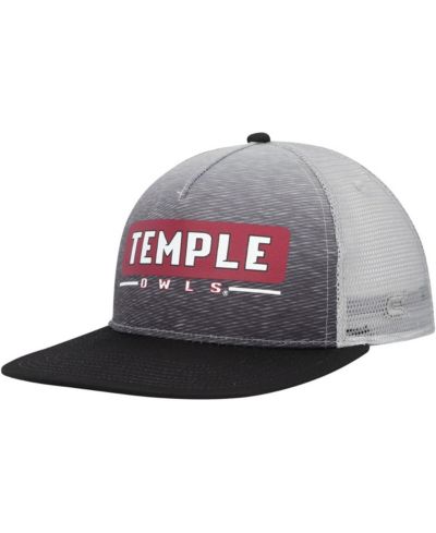 Мужская кепка Colosseum Gray Temple Owls Snapback