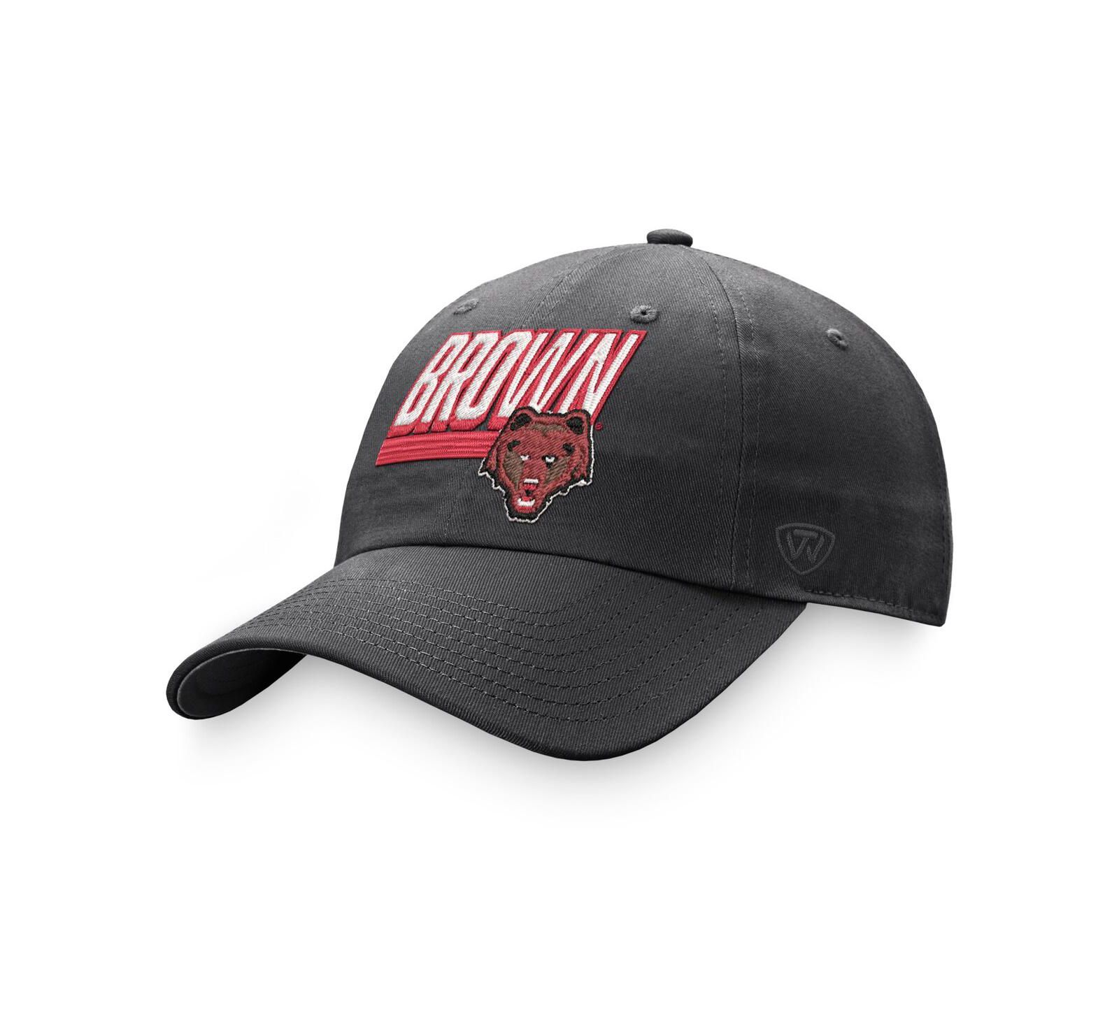 Men's Top of the World Charcoal Brown Bears Slice Adjustable Hat