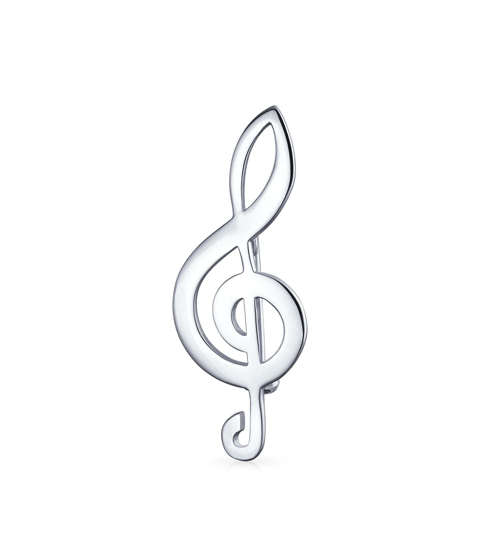 Bling Jewelry брошь в виде ноты Соль из Sterling Silver