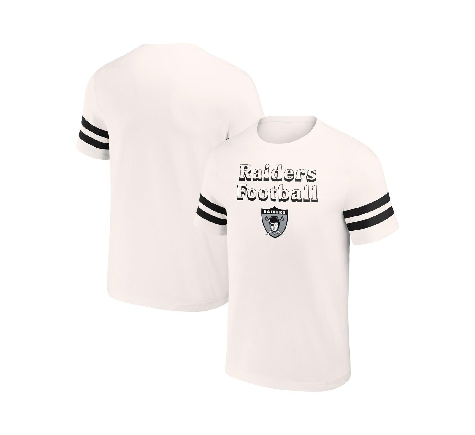 Men's NFL x Darius Rucker Collection by Fanatics Cream Las Vegas Raiders Vintage-Like T-shirt