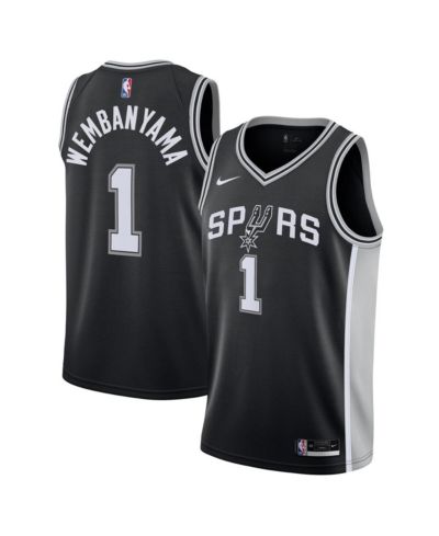 Детская джерси Nike Victor Wembanyama Black San Antonio Spurs Swingman - Icon Edition