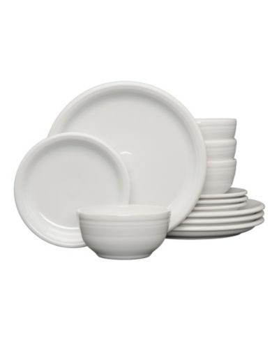 Fiesta Bistro Coupe 12 Pc. Dinnerware Set, Service for 4