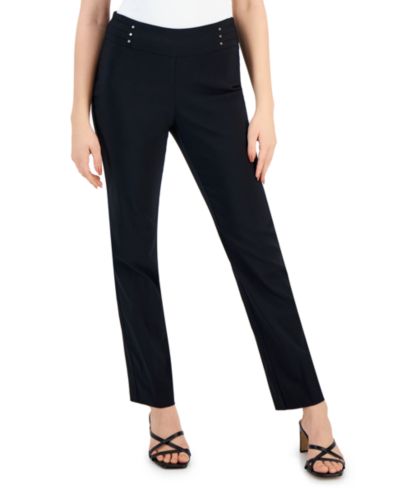 JM Collection Petite брюки slim-leg с заклепками, Petite & Petite Short