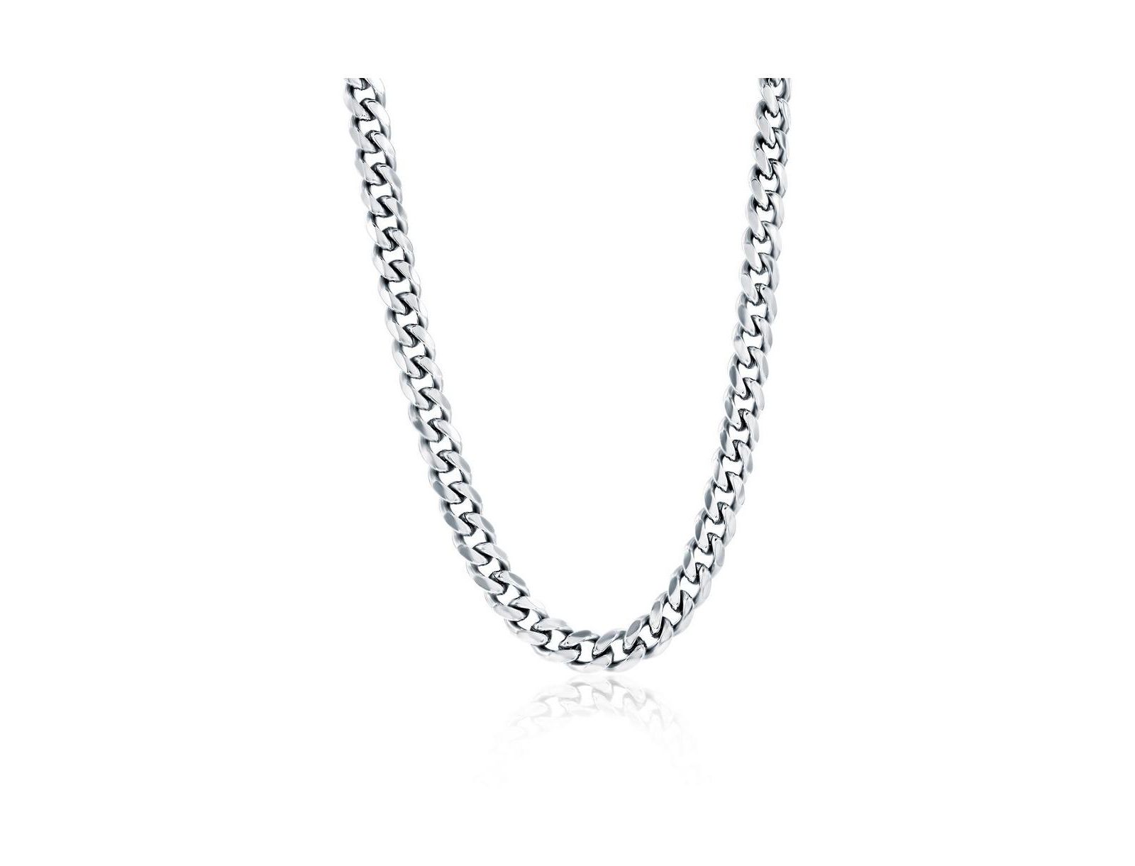 Цепочка-колье Metallo из нержавеющей стали Cuban Chain
