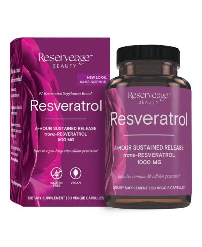 Добавка Reserveage Nutrition Resveratrol, 1000mg, 60 шт