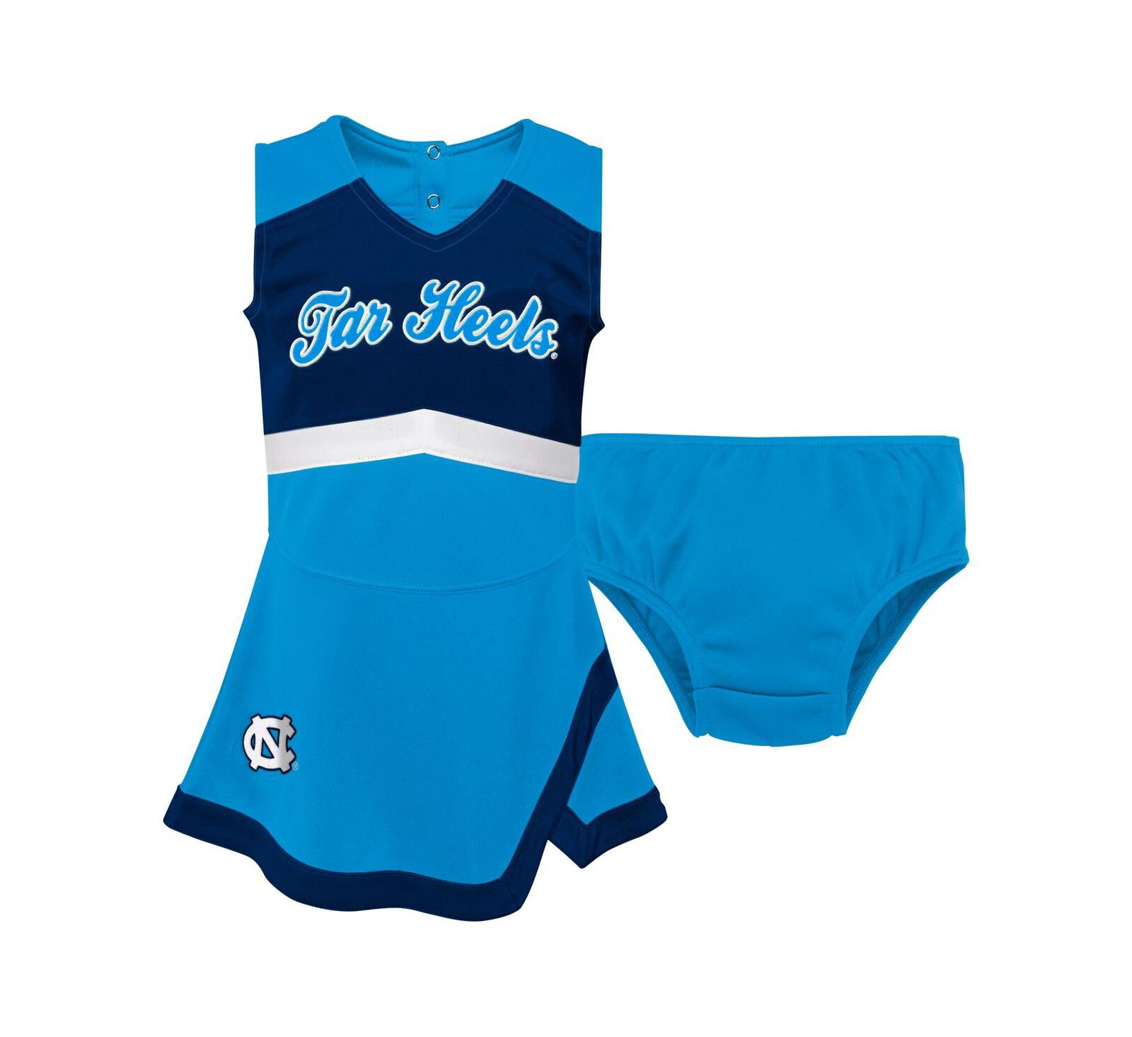 Детский набор Outerstuff: платье и панталоны Carolina Blue North Carolina Tar Heels