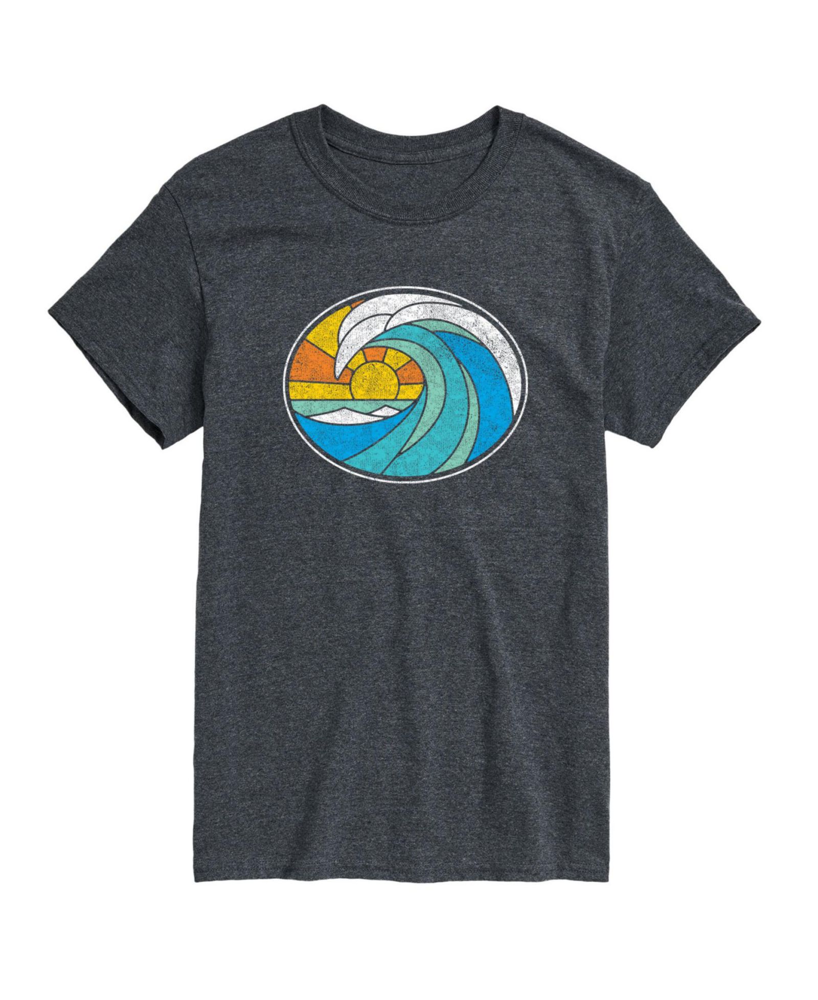 AIRWAVES Men's Glass Wave Short Sleeve T-shirt