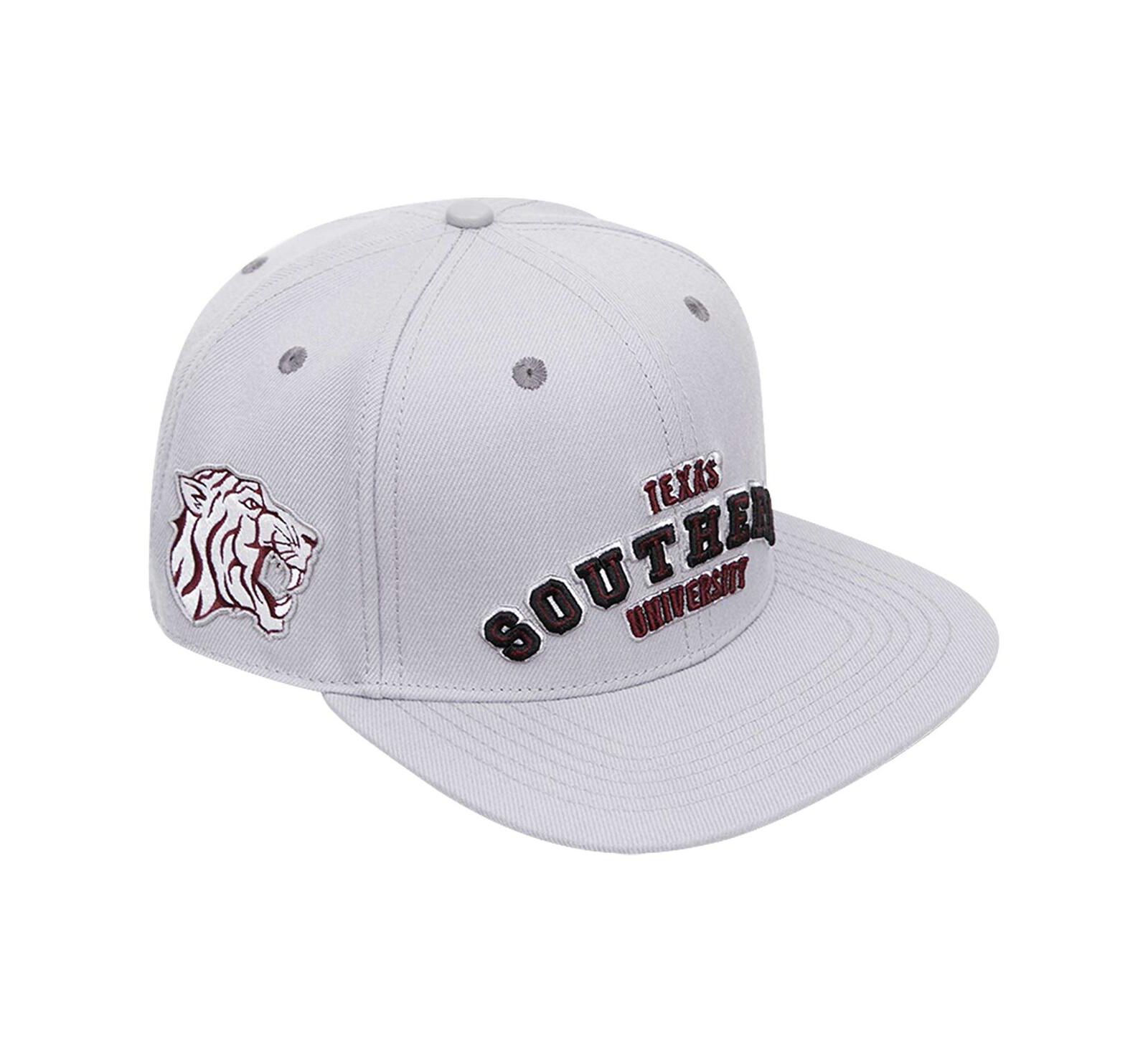 Мужская кепка Pro Standard Gray Texas Southern Tigers Evergreen Southern Snapback