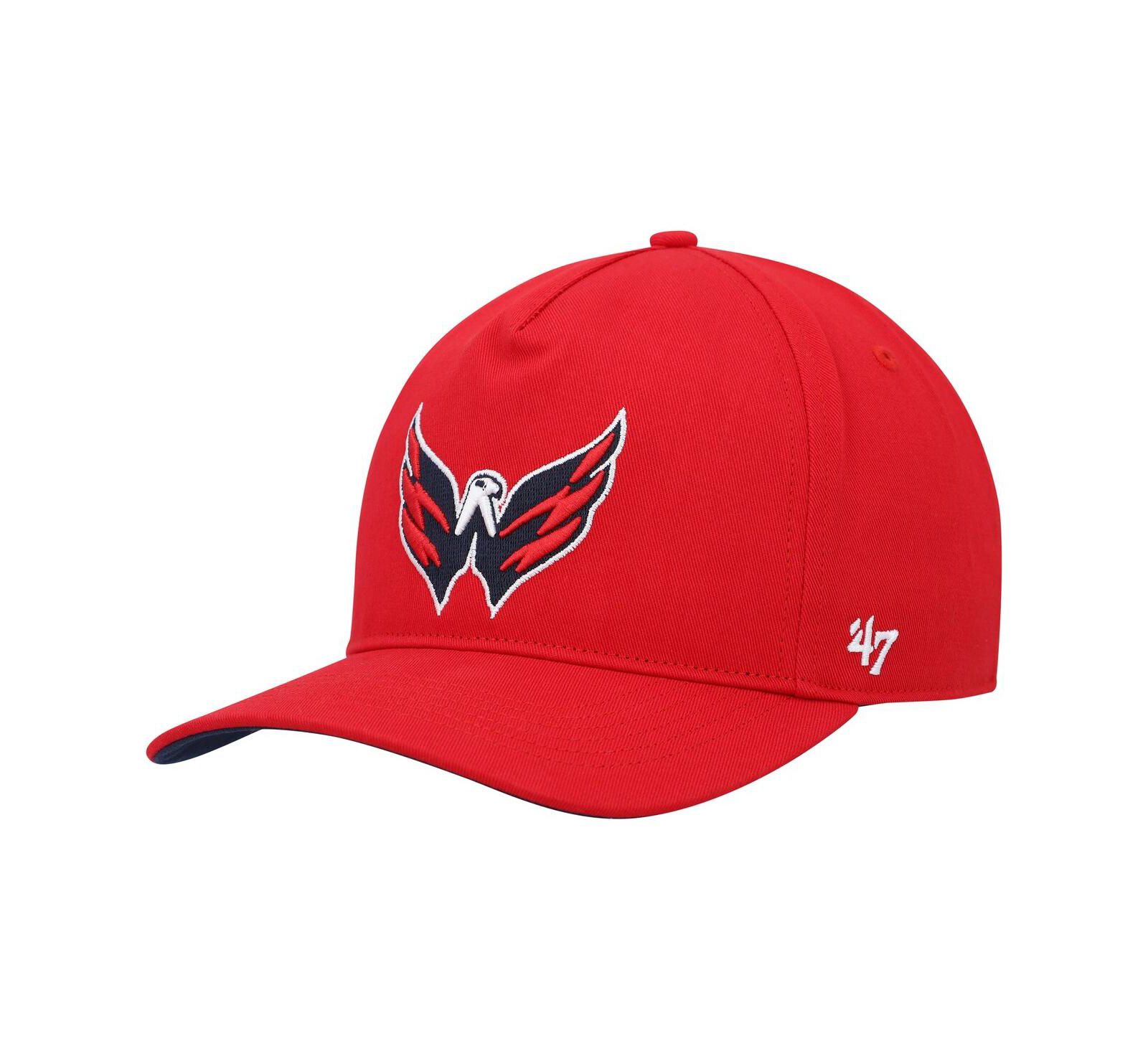 Мужская кепка '47 Brand Washington Capitals Primary Hitch Snapback, красная