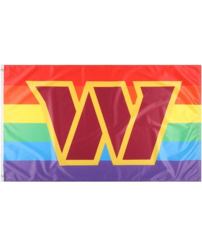 Флаг Wincraft Washington Commanders Pride Deluxe односторонний, 3' x 5'