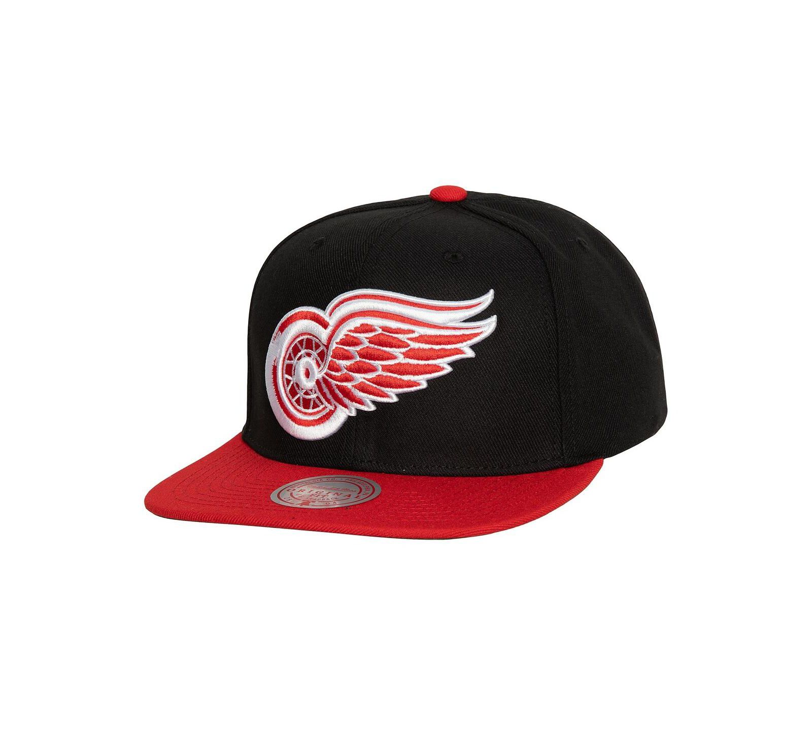 Мужская кепка Mitchell & Ness Black Detroit Red Wings Core Team Ground 2.0 Snapback