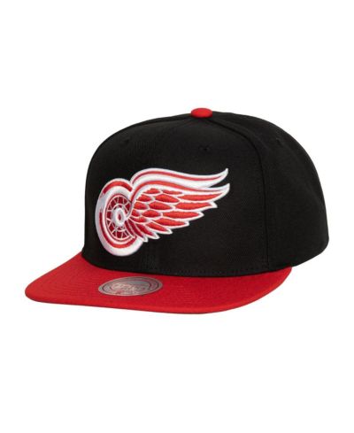 Мужская кепка Mitchell & Ness Black Detroit Red Wings Core Team Ground 2.0 Snapback