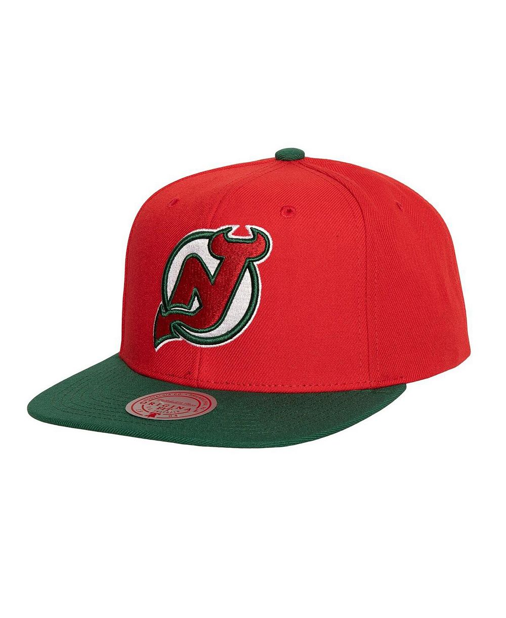 Мужская кепка Mitchell & Ness Red New Jersey Devils Core Team Ground 2.0 Snapback