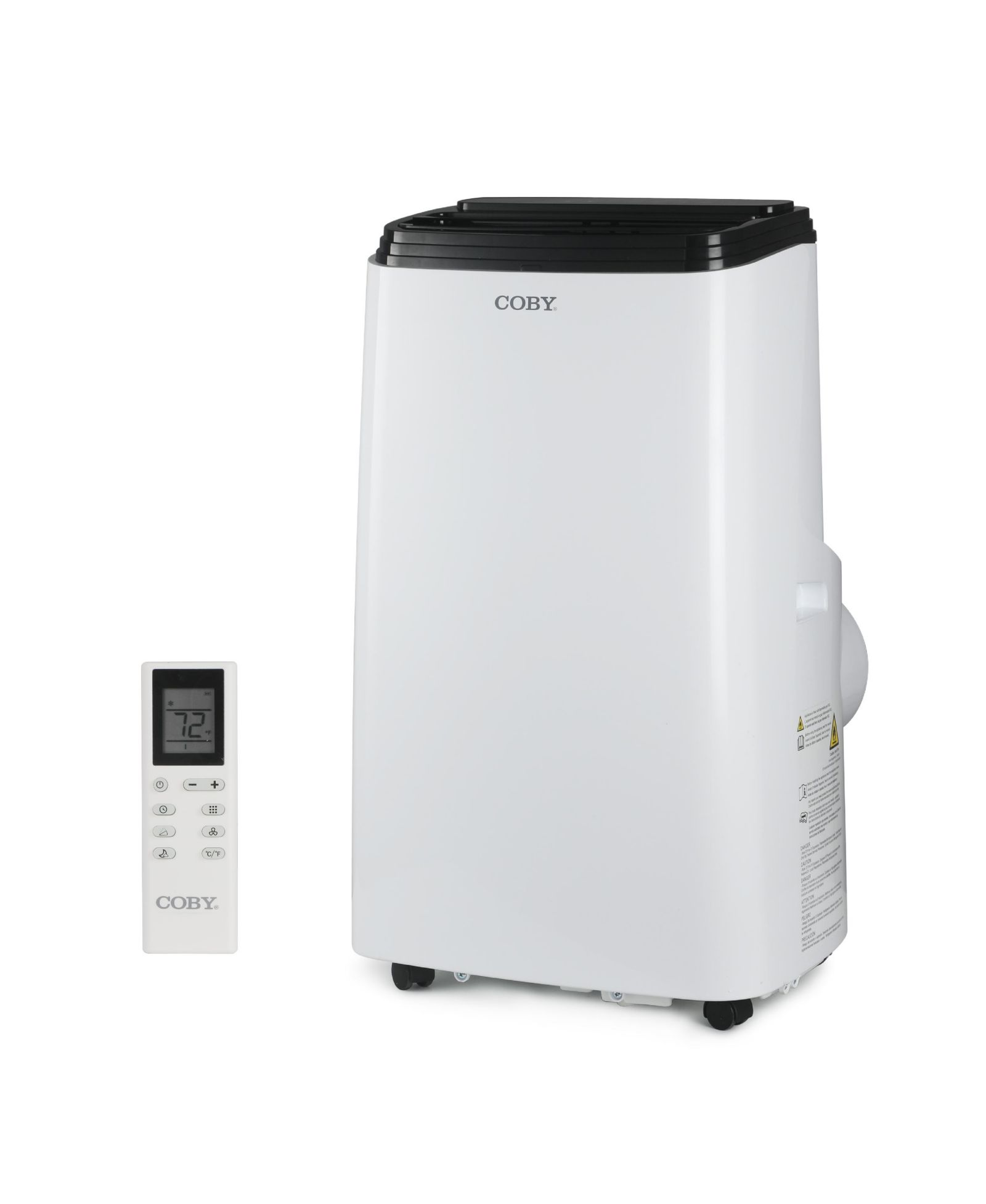 COBY 8150 BTU SACC CEC Portable Air Conditioner with Heat 12000 BTU ASHRAE 128  Air Conditioner