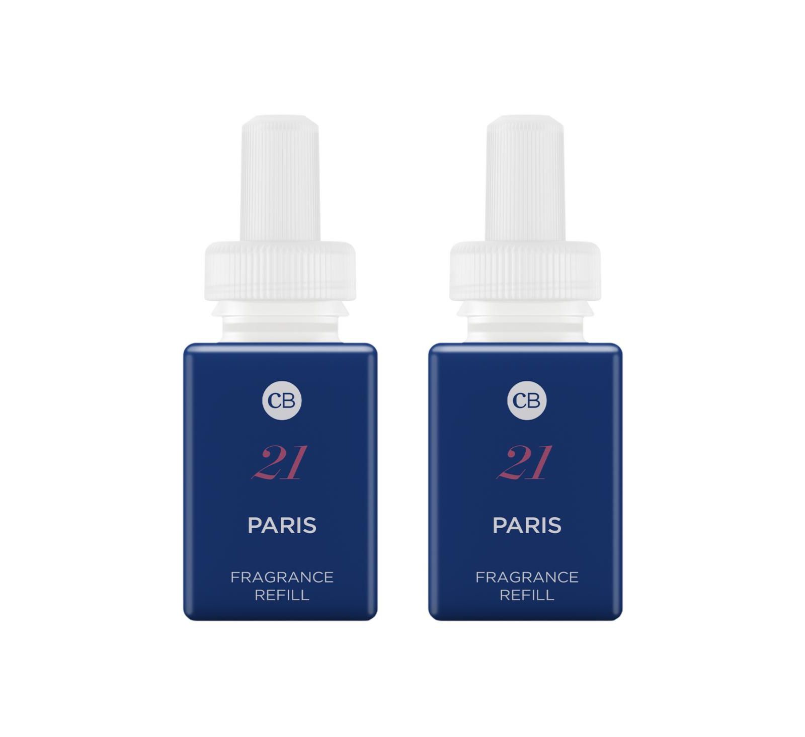 Pura and Capri Blue - Paris - аромат для умных диффузоров - освежитель воздуха и ароматерапия для спален и гостиных, 2 шт.