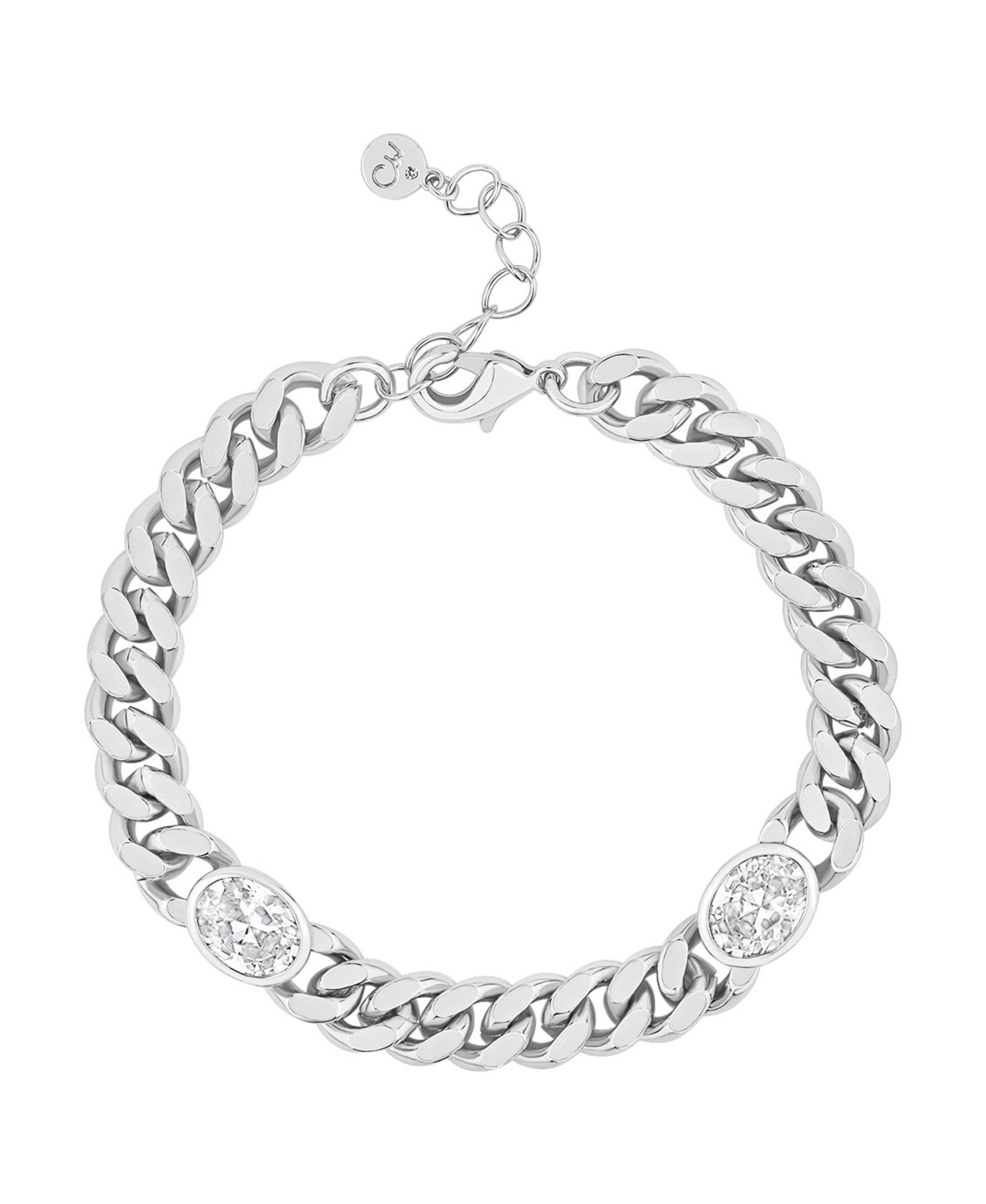 And Now This Cubic Zirconia Link Bracelet