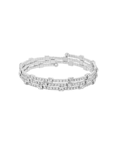 Браслет And Now This Silver-Plated or 18K Gold-Plated Crystal Coil