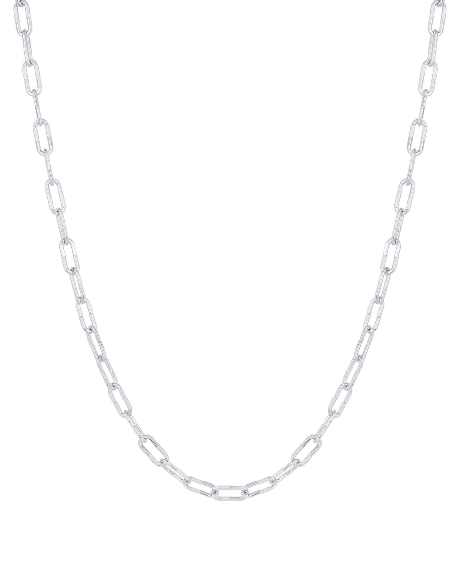 And Now This Silver-Plated or 18K Gold-Plated Chunky Chain Necklace