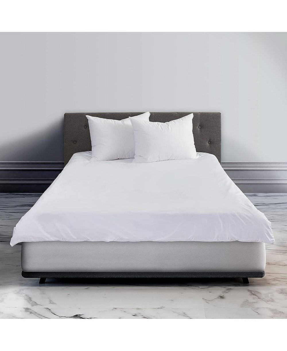 Guardmax Waterproof White Zippered Duvet Cover - Queen