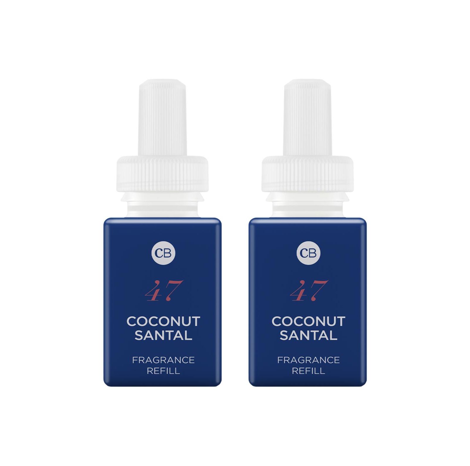 Pura and Capri Blue - Coconut Santal - Ароматизатор для умных диффузоров, освежитель воздуха для спальни и гостиной, 2 шт.