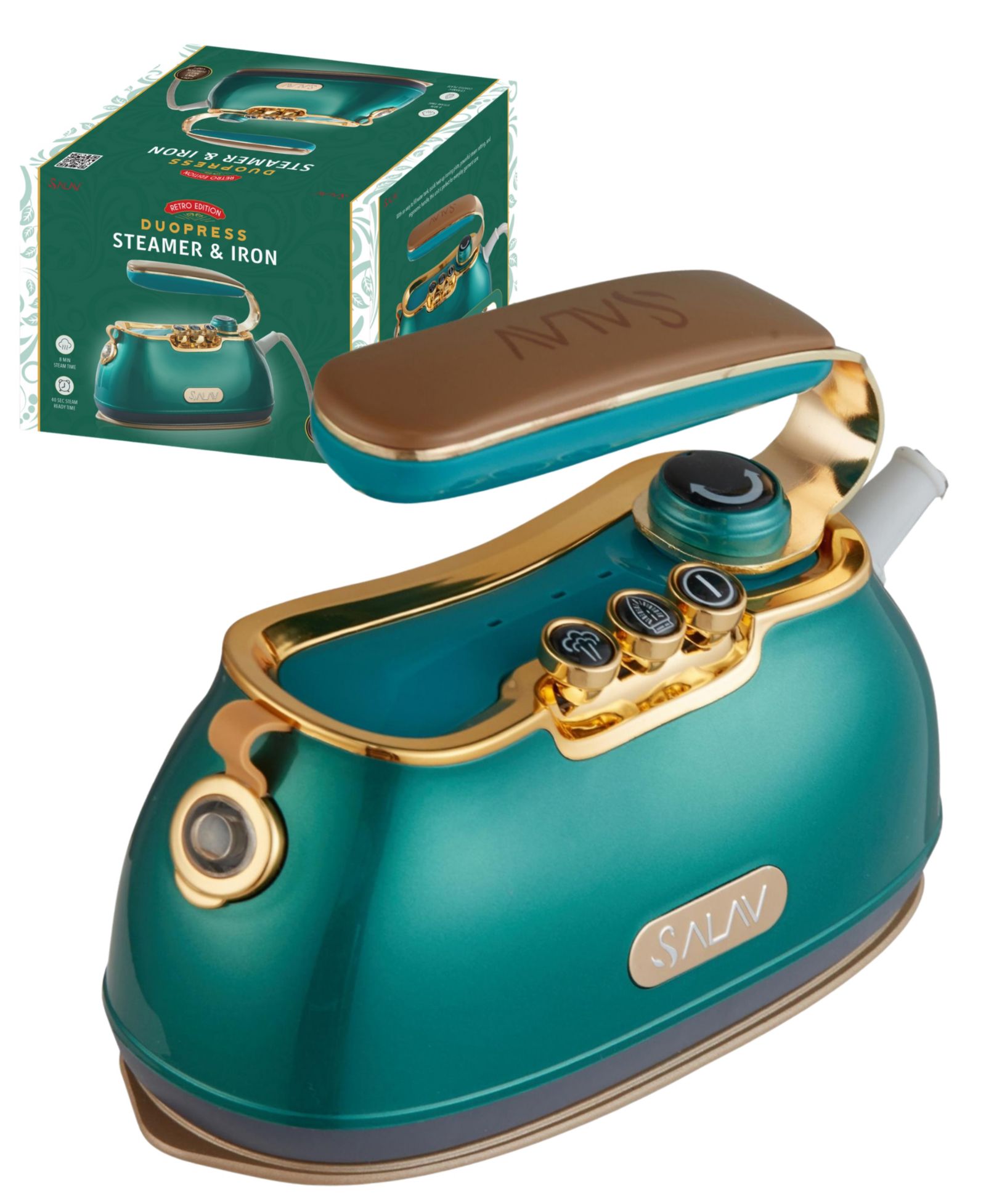 Отпариватель и утюг SALAV IS-900 Retro Edition DuoPress