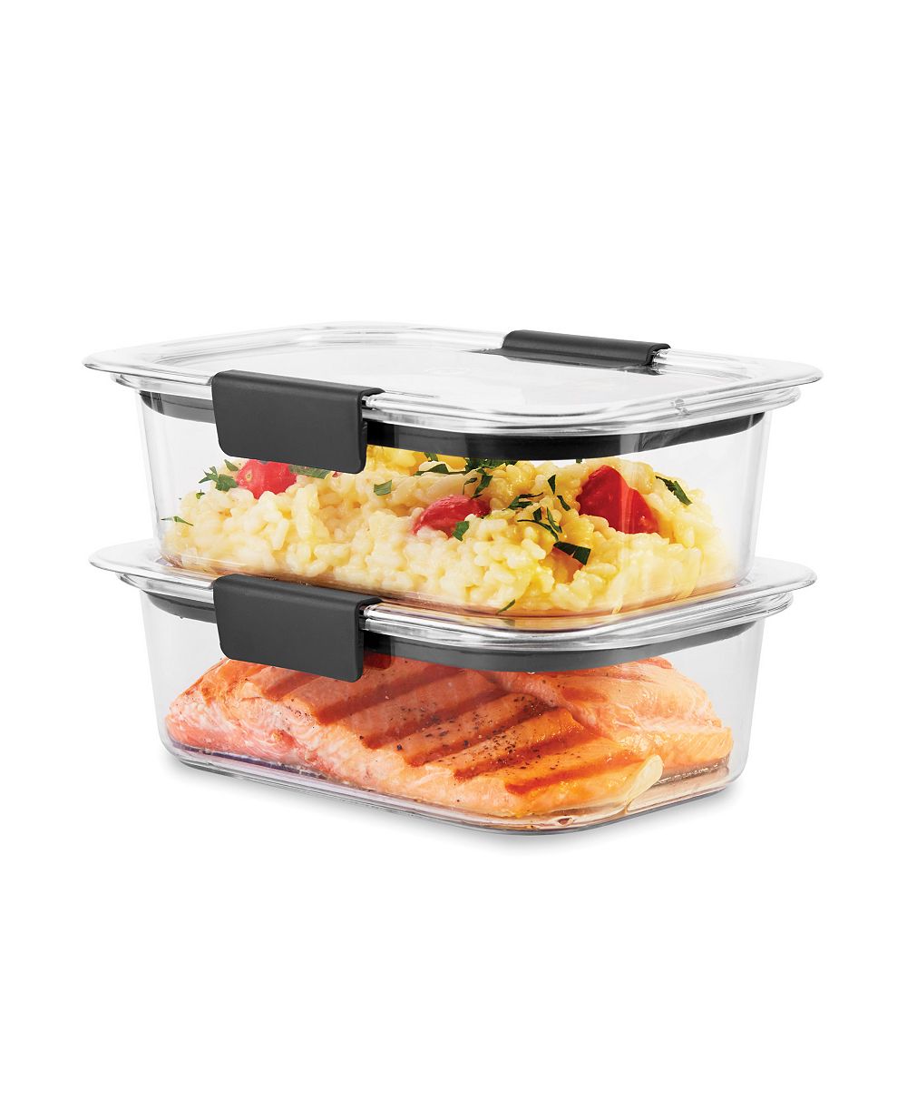 Rubbermaid Brilliance набор из 2 контейнеров для хранения продуктов, 3.2 Cup