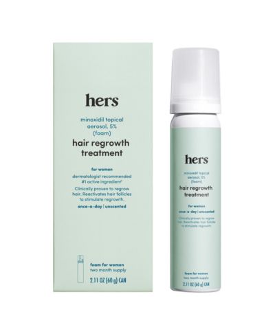 Hers  Hair Regrowth Treatment Minoxidil 5% Topical Foam