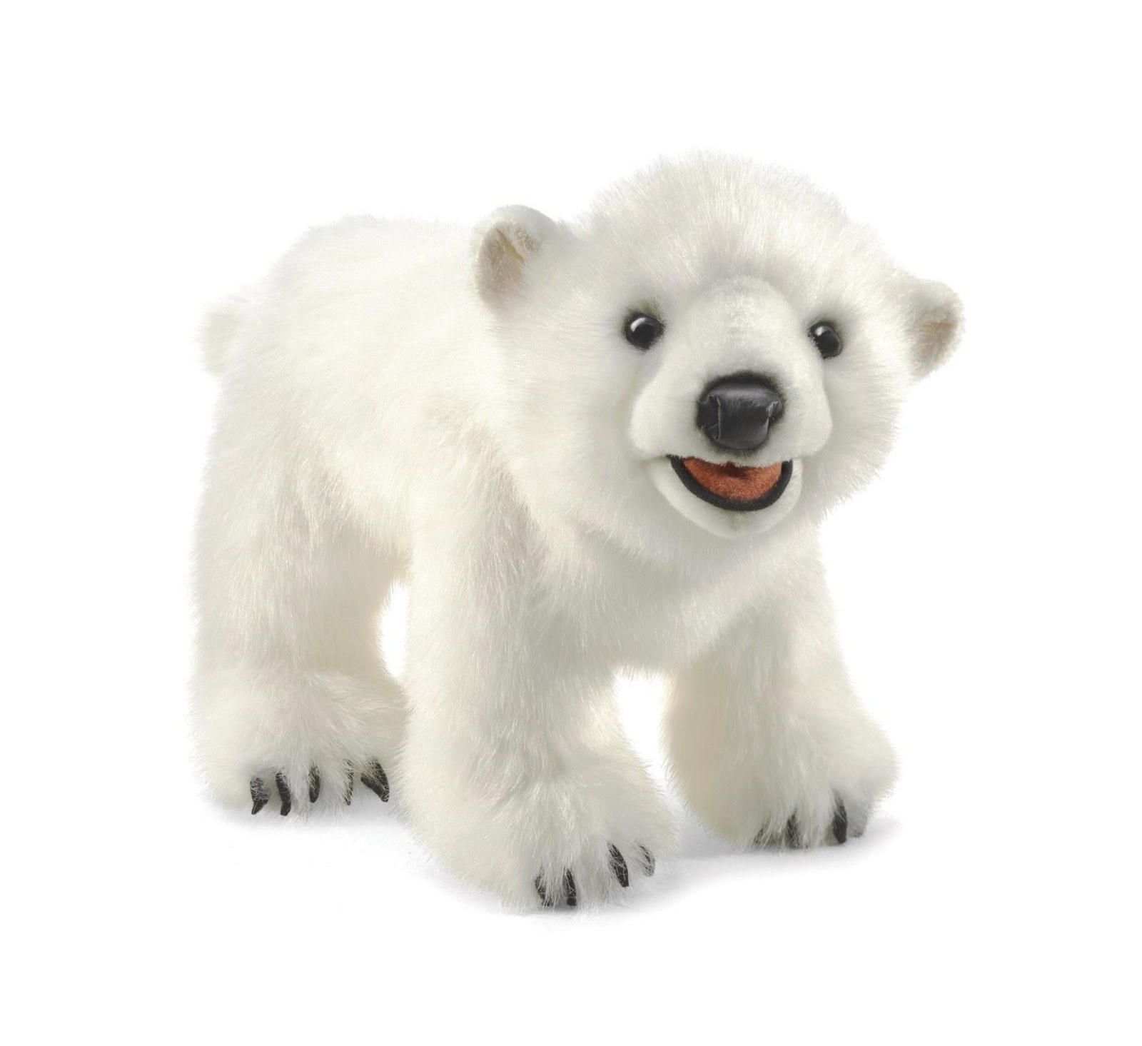 Folkmanis Soft Polar Bear Hand Puppet