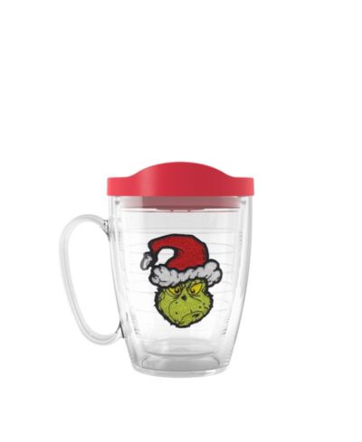 Tervis Dr. Seuss - Grinch Grinchy Claus Made in USA Double Walled  Insulated Tumbler Travel Cup Keeps Drinks Cold & Hot, 16oz Mug with Handle, Classic