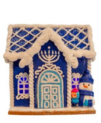 Декоративная фигурка Kurt Adler 4" Claydough LED House