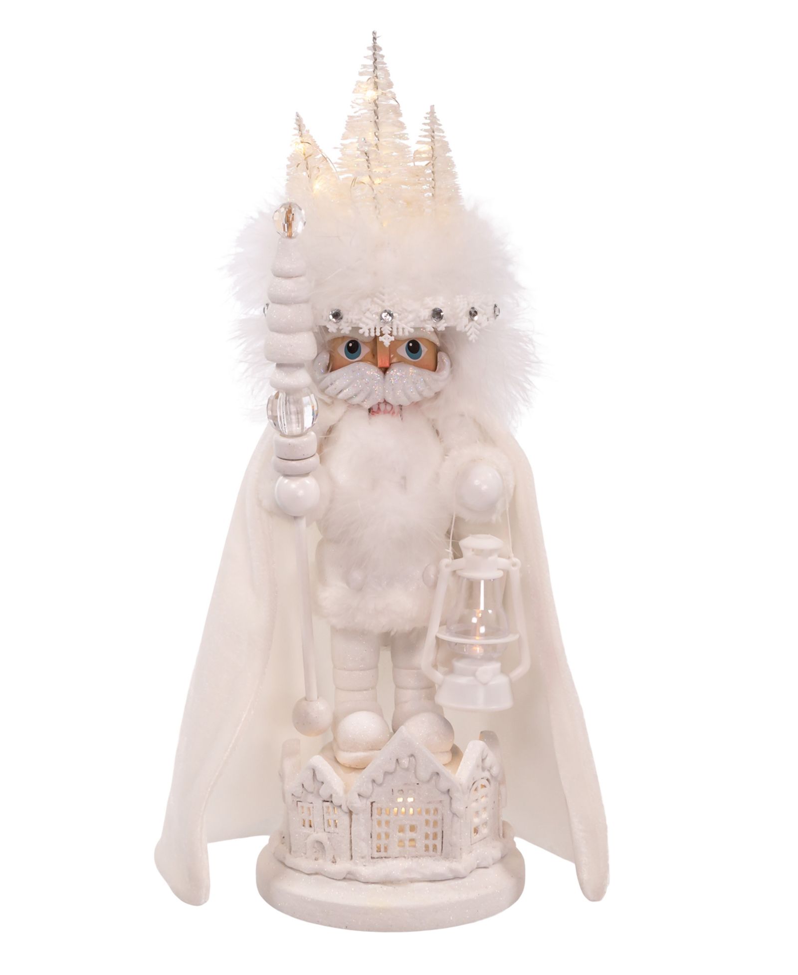 Kurt Adler 15" Hollywood Winter LED Hat Nutcracker
