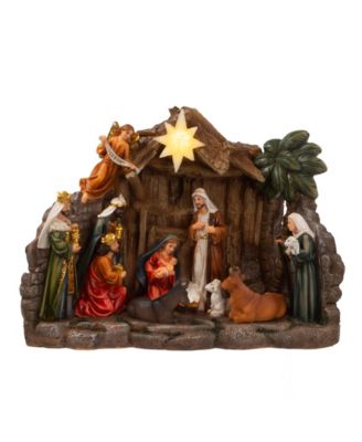 Декоративная фигурка Nativity Kurt Adler с подсветкой на батарейках 10.4"