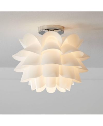 Современный потолочный светильник Possini Euro Design 15 3/4" Wide Modern Ceiling Light Semi Flush Mount Fixture