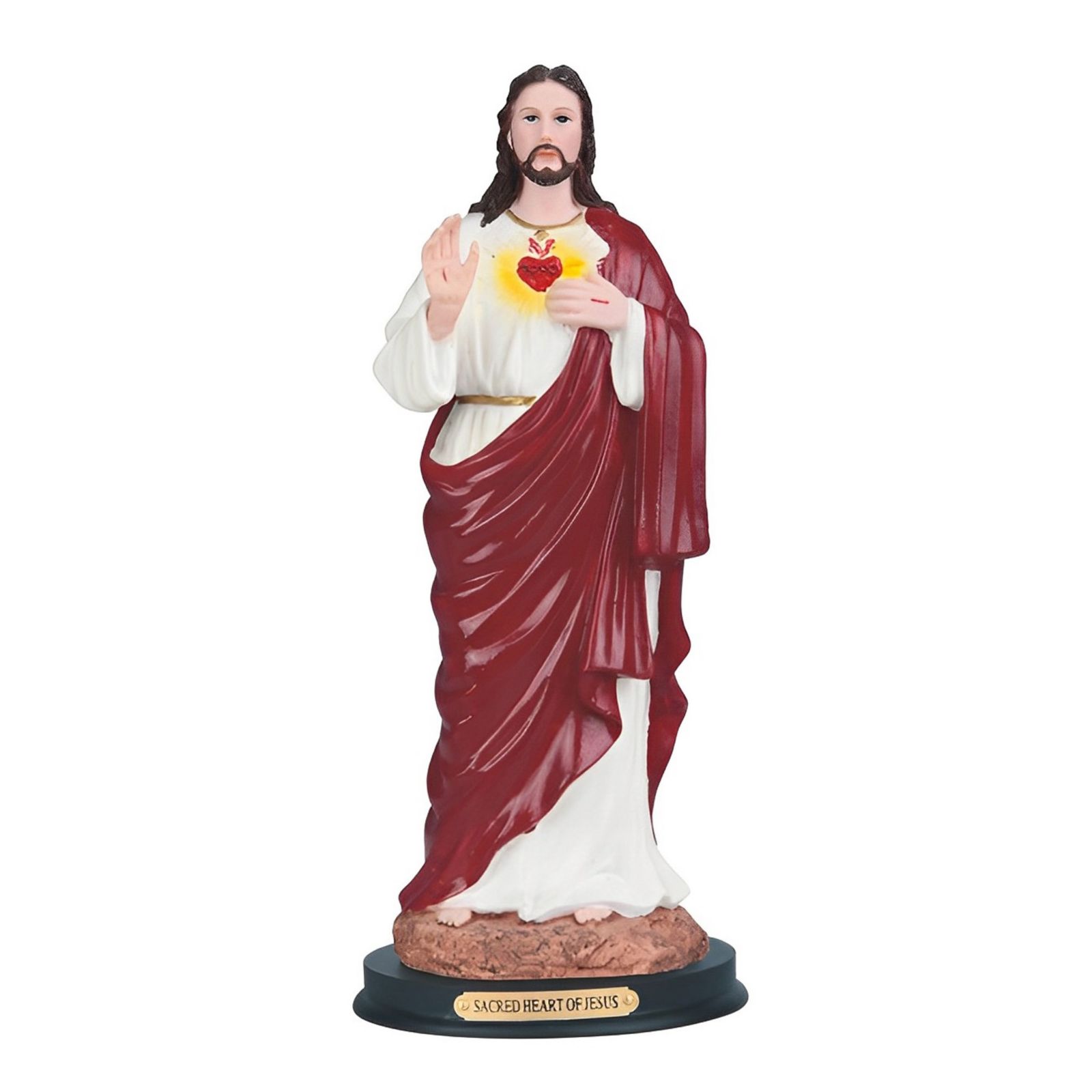 FC Design 12"H Sacred Heart of Jesus Statue Holy Figurine Religious Decoration Home Decor Perfect Gift for House Warming, Holidays and Birthdays