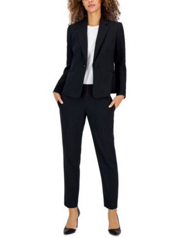Брючный костюм Le Suit Women's Crepe One-Button 2 Piece