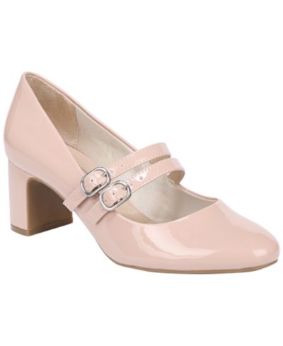 True Blush Faux Patent Leather