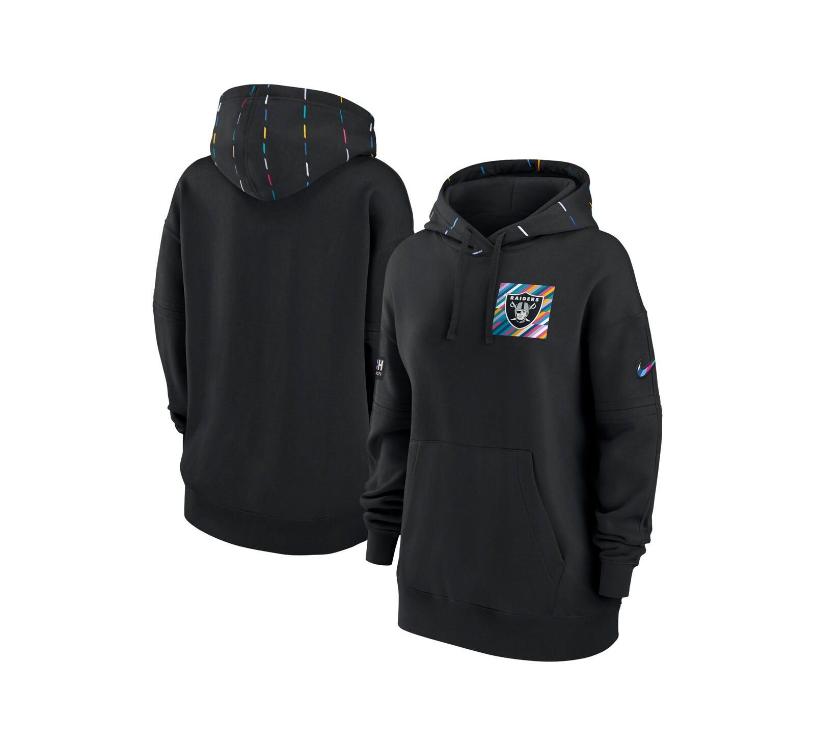 Nike Женское худи Nike Black Las Vegas Raiders 2023 NFL Crucial Catch Club