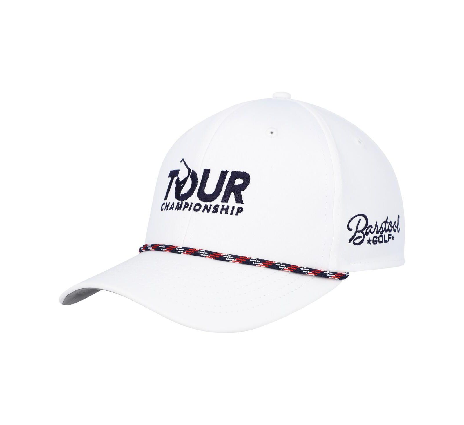 Мужская кепка Barstool Golf White TOUR Championship Rope Adjustable Hat