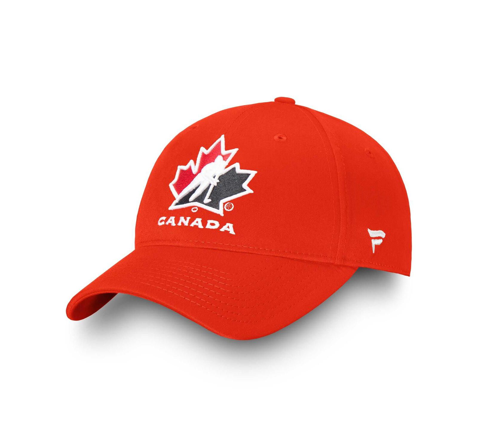 Men's Fanatics Red Hockey Canada Core Adjustable Hat