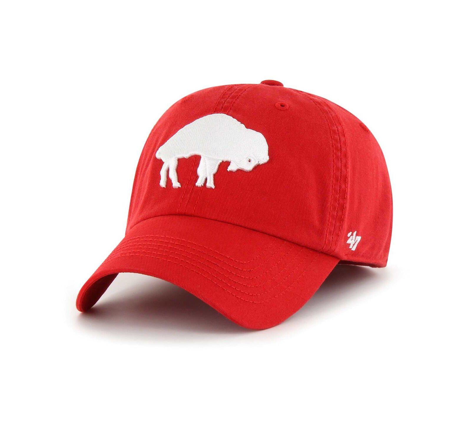 Men's '47 Brand Red Buffalo Bills Gridiron Classics Franchise Legacy Fitted Hat