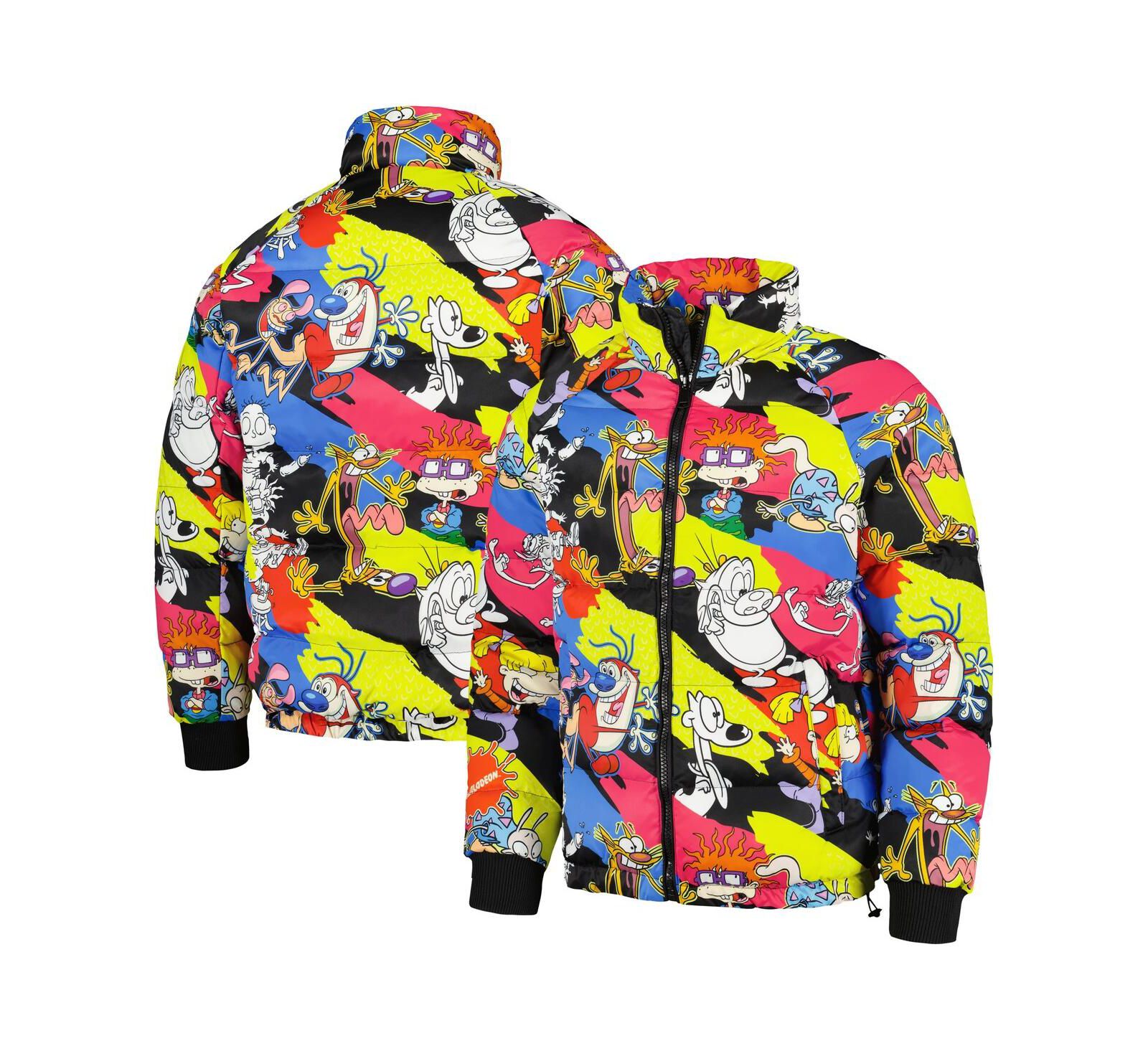 Men's Freeze Max Pink Rugrats Raglan Full-Zip Puffer Jacket