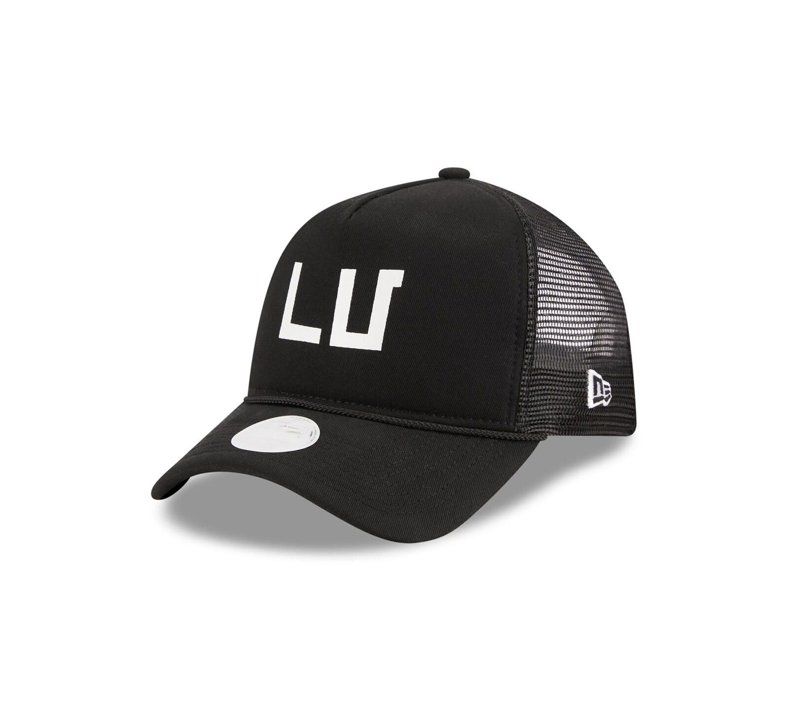 Women's New Era Black Las Vegas Raiders McGee Trucker 9FORTY Adjustable Hat