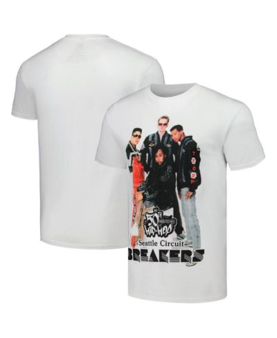 Men's White 50th Anniversary of Hip Hop Seattle Circuit Breakers Graphic T-shirt