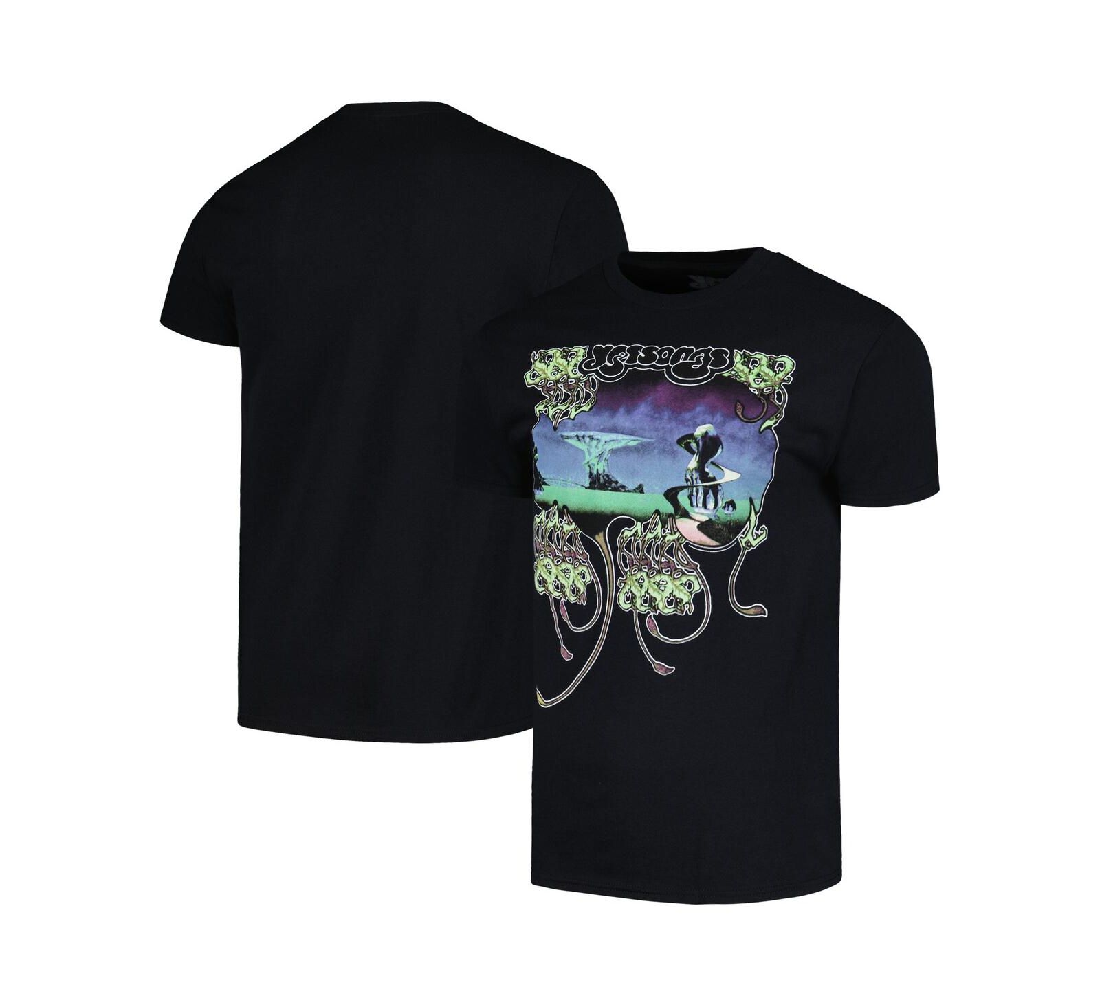 Мужская футболка Manhead Merch Black Yes Yessongs Graphic