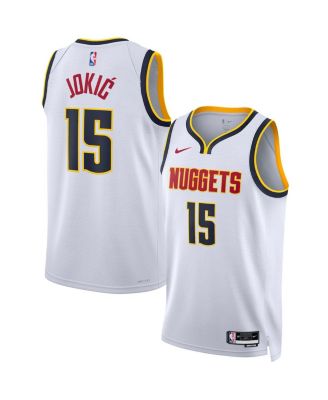 Мужская и женская белая джерси Nike Nikola Jokic Denver Nuggets Swingman - издание Association